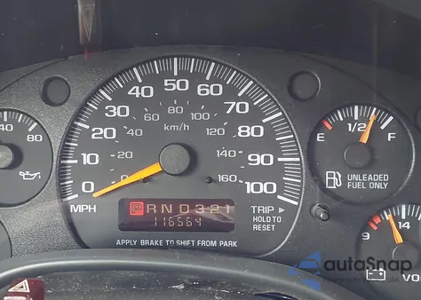 1999 Chevrolet Express z USA, uszkodzony, nr VIN 1GBFG15R4X1007139